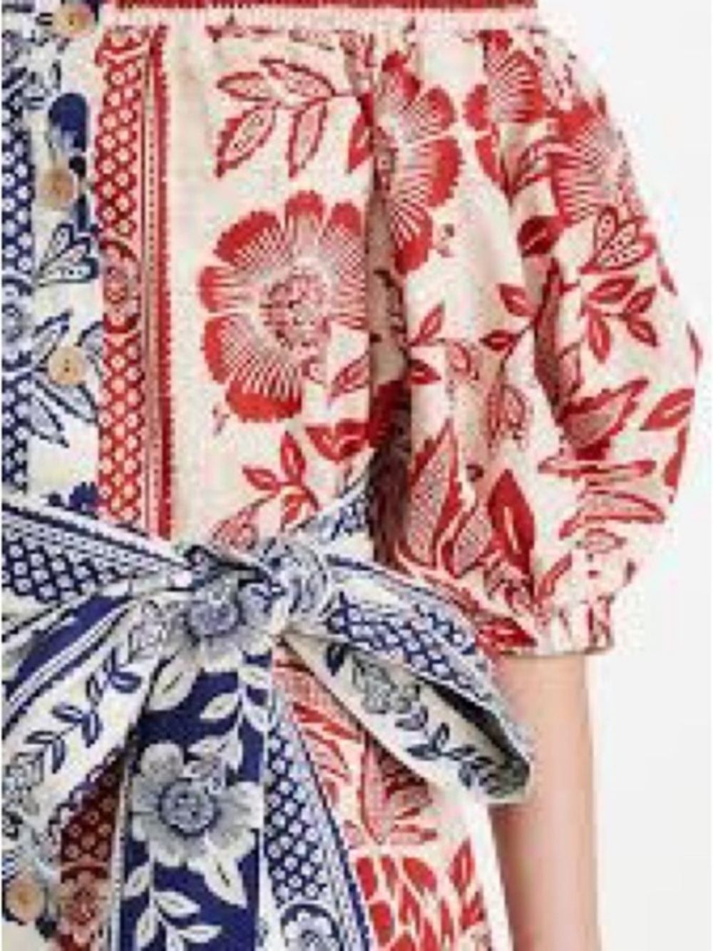 Farm Rio Mixed Pineapple Garden Mini Dress